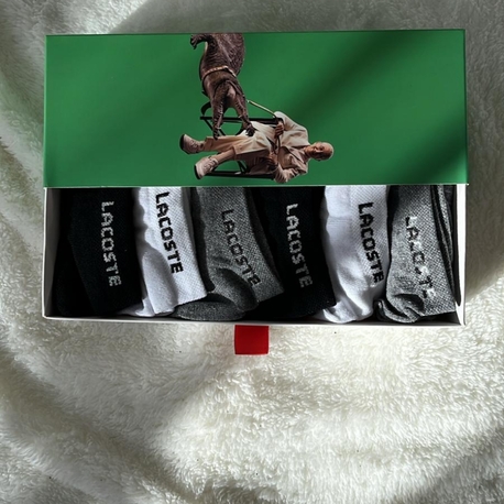 Lacoste 6'lı Paket Kısa Çorap 