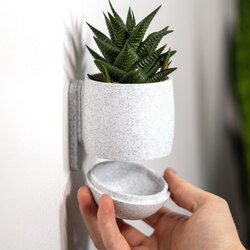 Modern Saksı Mermer Desen