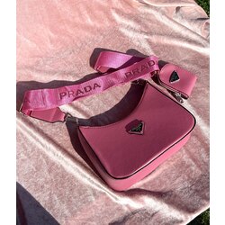 Prada Pembe Cüzdanlı Çanta 