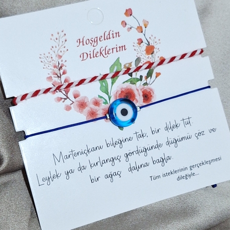 marteniçka bileklik seti nazar boncuğu