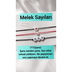 777 melek sayısı bileklik seti 