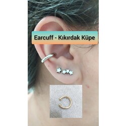 earcuff küpe kıkırdak küpe deliksiz küpe