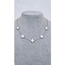çelik van cleef kolye beyaz van cleef 