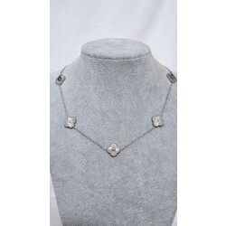 çelik van cleef kolye çift taraflı