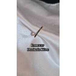 Earcuff Deliksiz Küpe kıkırdak küpe