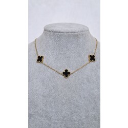 çelik van cleef kolye siyah van cleef 