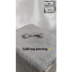 çelik kaş piercing 