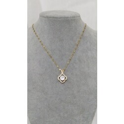 çelik yonca kolye van cleef kolye
