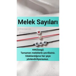 444 melek sayısı bileklik seti 