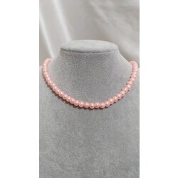 pembe inci kolye