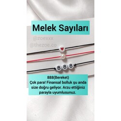 888 melek sayısı bileklik seti 