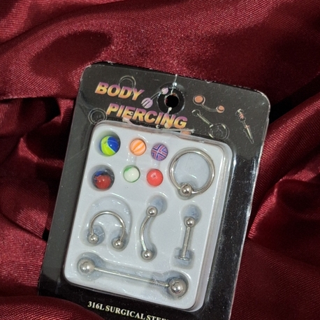 çelik vücut piercing cerrahi çelik