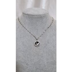 çelik swarovski kolye kuğu kolye swan kolye