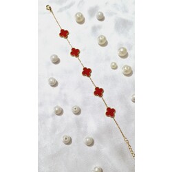 çelik van cleef bileklik kırmızı van cleef 