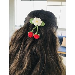 Sallanan Gül Klipsli Toka