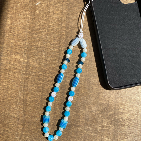 MAVİ CÜMBÜŞ TELEFON CHARM