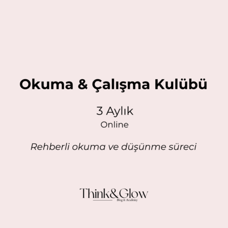 3 Aylık Rehberli Okuma & Çalışma Programı