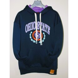 Oversize Üç İplik Şardonlu Kanguru Sweatshirt