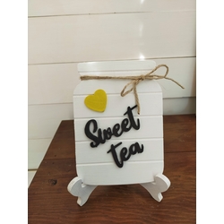 Sweet Tea Kavanoz Ahşap Obje