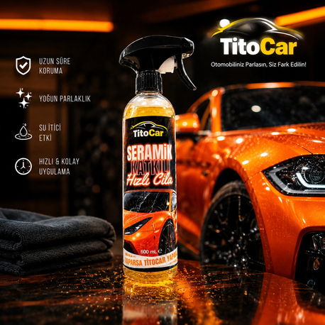 TitoCar Seramik Katkılı Hızlı Cila 600 ml
