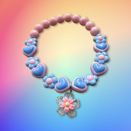Candy Heart - Charmlı Boncuklu Kolye