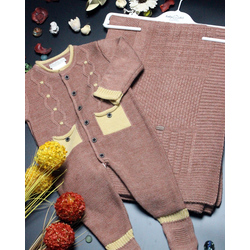 Babydola Patikli Tulum & Battaniye Set -Tarçın
