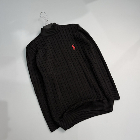Ralph lauren dik yaka siyah 