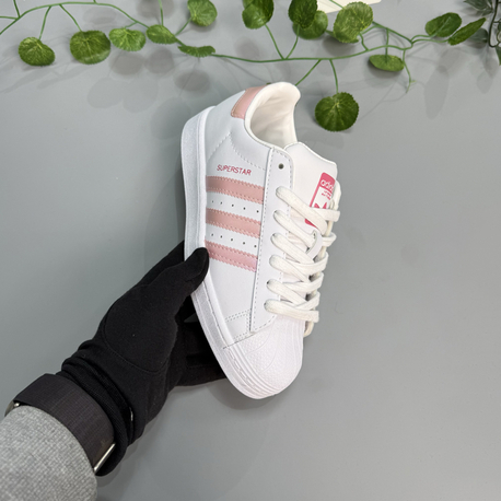 Adidas superstar simli toz pembe 