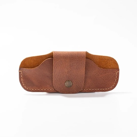 Hera Unisex Hakiki Deri Taba Gözlük Kılıfı/Kabı/Kesesi