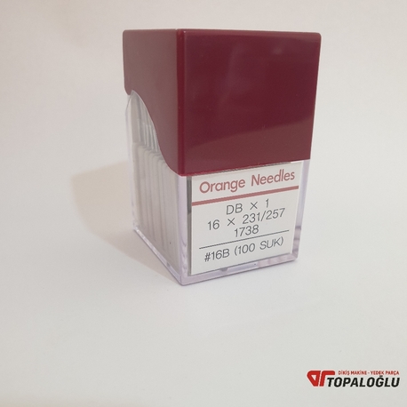 İnce Dip 16 Numara Düz Dikiş Makine İğnesi