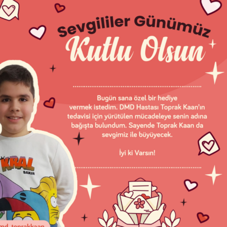 sevgililer günü dijital destek ve tebrik kartı