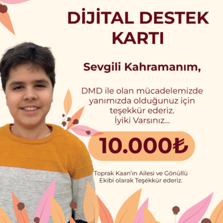 Toprak Kaan Dijital Destek Kartı