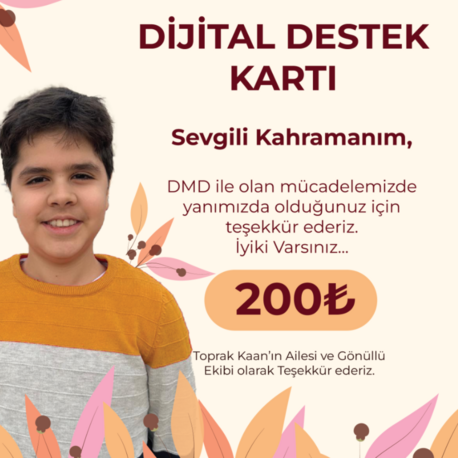 Toprak Kaan Dijital Destek Kartı