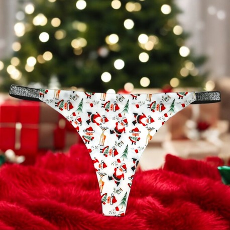  Noel Baba Desenli Şık Tanga 