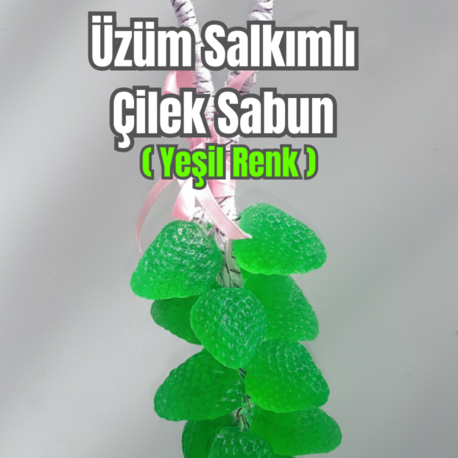 SALKIM SABUN ÇİLEK   GÖRÜNÜMLÜ (YEŞİL)
