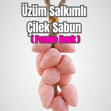 SALKIM SABUN ÇİLEK  GÖRÜNÜMLÜ (PEMBE)