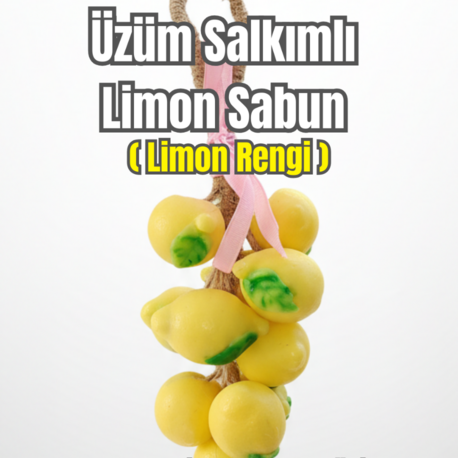 LİMON GÖRÜNÜMLÜ SABUN (SARI)