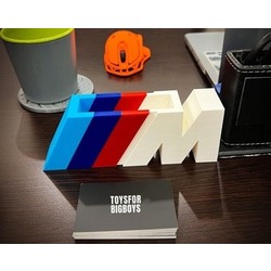 BMW M Logo Kartvizitlik - Araba Tutkunları ve Profesyoneller için Şık Masa Aksesuarı