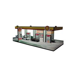 Shell Diecast Garajı 1:64, Hotwheels Garajı, Diecast Araba Dioraması