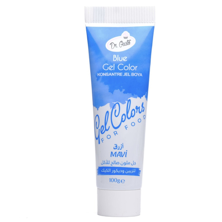 DR GUSTO TÜP JEL BOYA MAVİ - 100 GR BÜYÜK BOY 