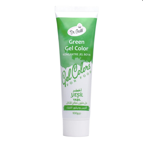 DR GUSTO TÜP JEL BOYA YEŞİL - 100 GR BÜYÜK BOY