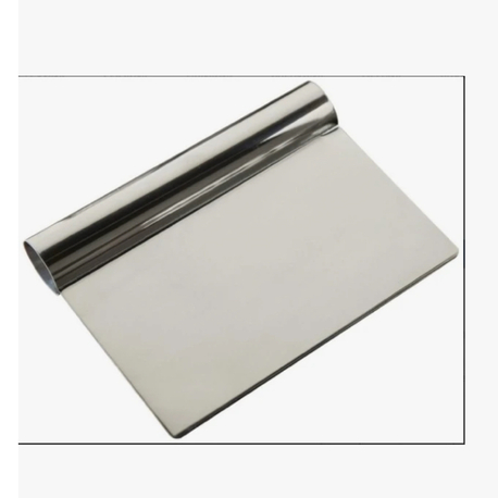 Metal pasta sıvama spatulası