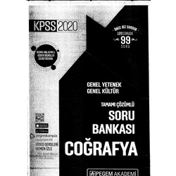 2020 - Pegem Coğrafya Soru Bankası