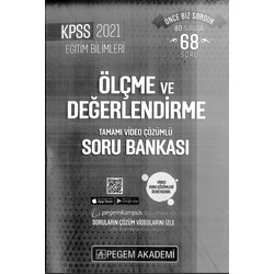 2021 - Pegem Ölçme ve Değerlendirme Soru Bankası
