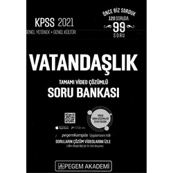2021 - Pegem Vatandaşlık Soru Bankası