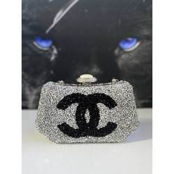 OLİVİA CHANEL LOGOLU TRENDY QUEEN ABİYE ÇANTA