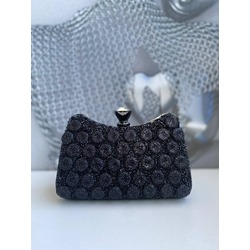 LİNA SİYAH TRENDY QUEEN ABİYE ÇANTA