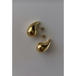 Çelik gold Bttega küçük altın küpe 