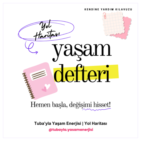 Yol Haritası Yaşam Defteri | 40 Sayfa Kendine Yardım Kılavuzu