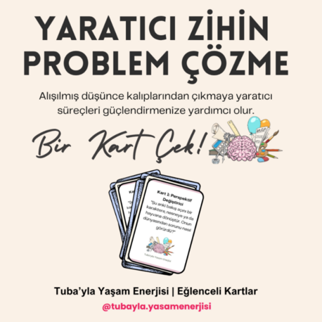 #KendineİyiGel - Yaratıcı Zihin, İlham ve Problem Çözme "Eğlenceli Kartlar"
